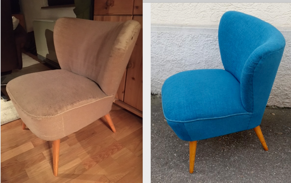 Fotos! Vorher/Nachher! – Polsterei Esslingen – RCS