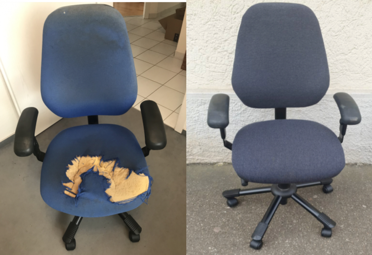 Fotos! Vorher/Nachher! – Polsterei Esslingen – RCS